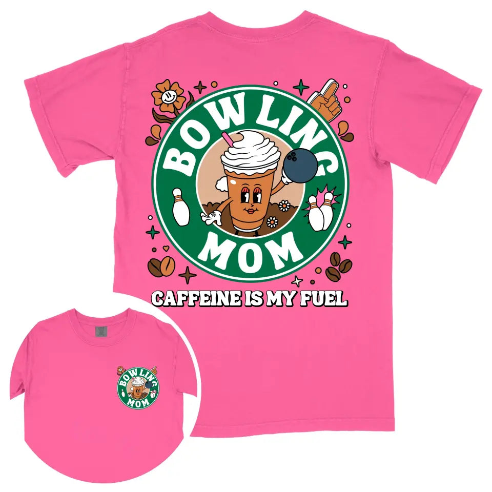 Custom Coffee Bowling Mom Shirt