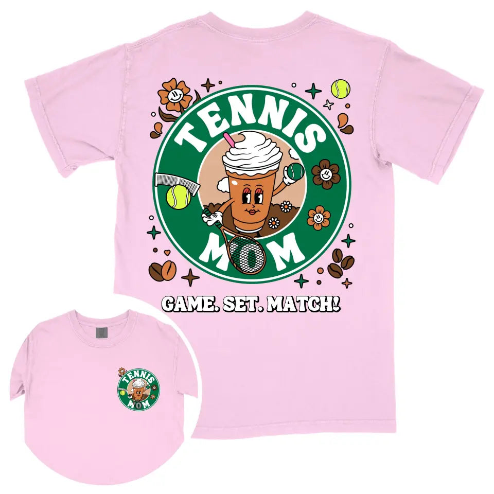 Custom Coffee Tennis Mom Shirt