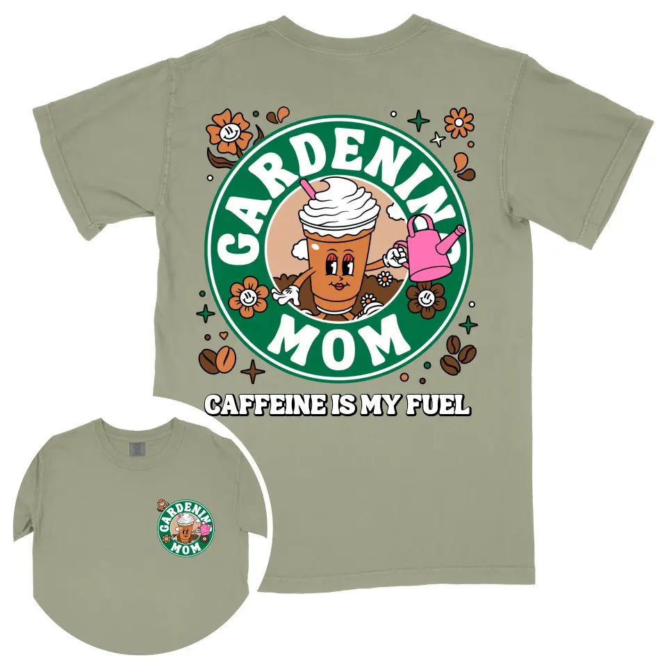 Custom Coffee Gardening Mom Shirt