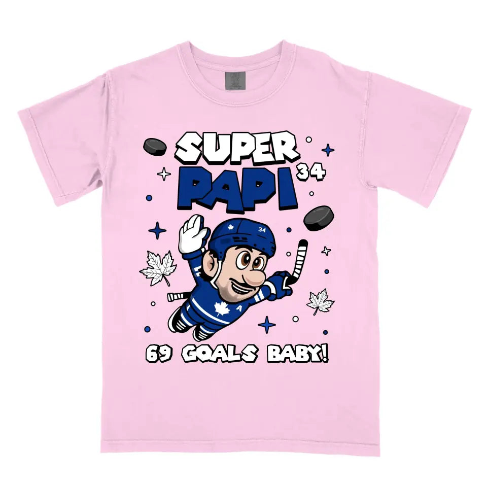 Personalized Super Papi 34 Toronto Hockey Shirt - PixelPod