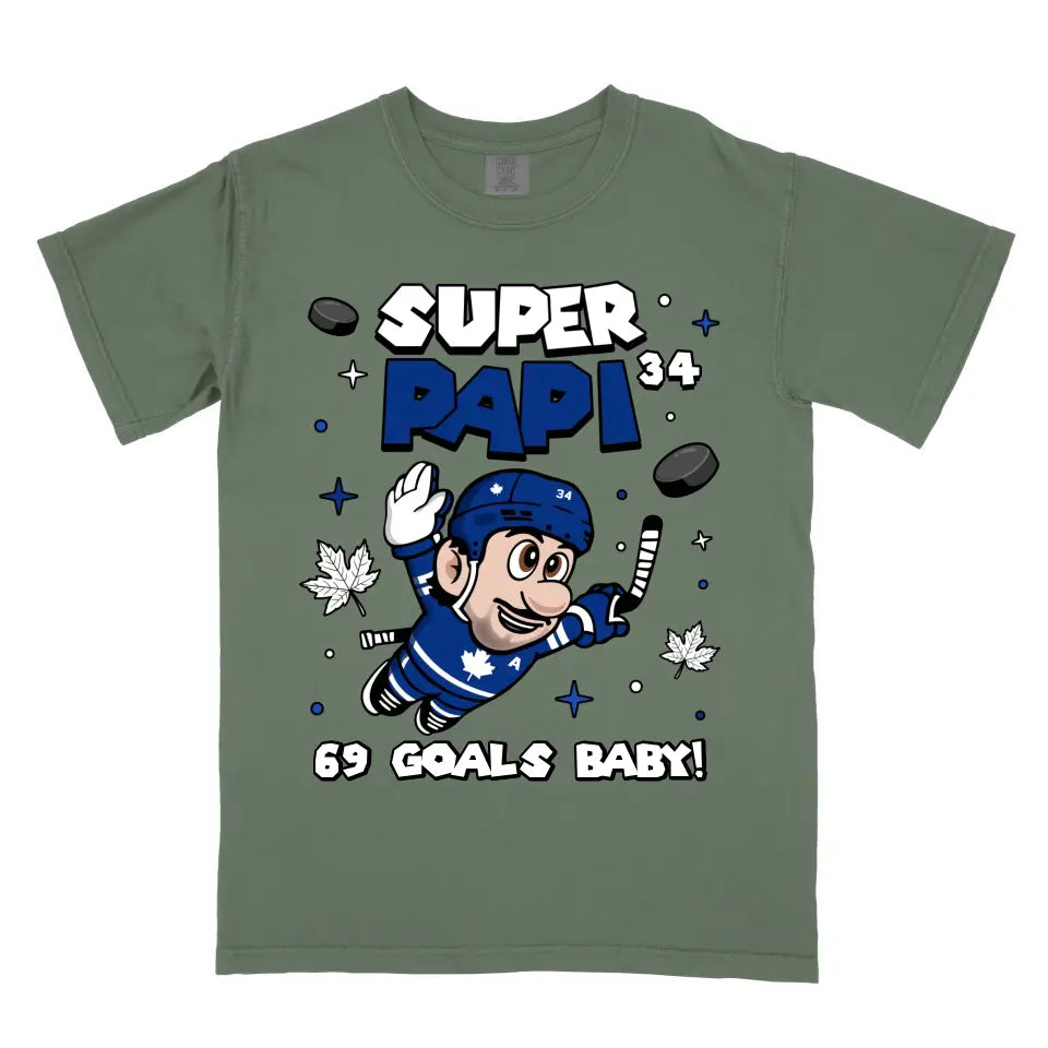 Personalized Super Papi 34 Toronto Hockey Shirt - PixelPod