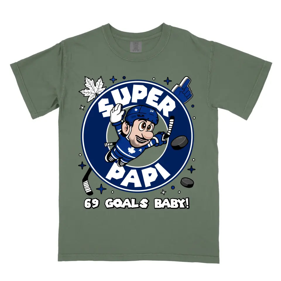 Personalized Super Papi Toronto Hockey Shirt - PixelPod