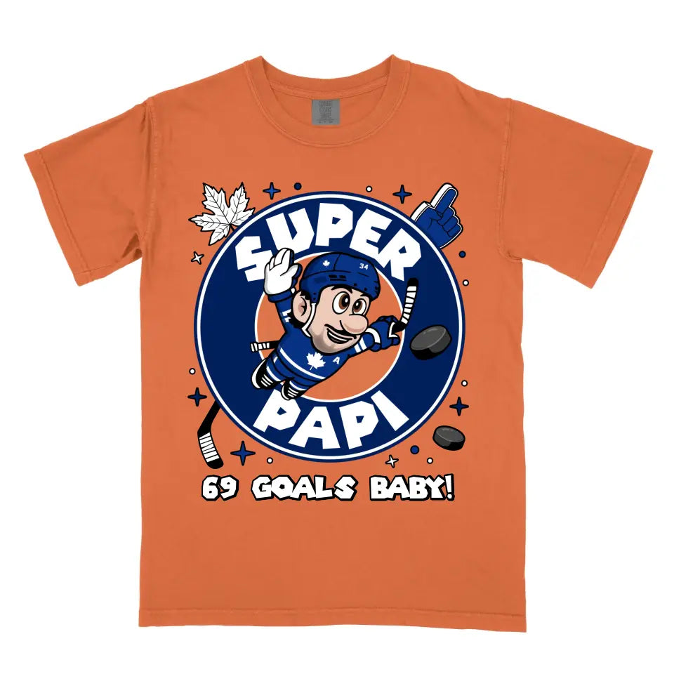 Personalized Super Papi Toronto Hockey Shirt - PixelPod