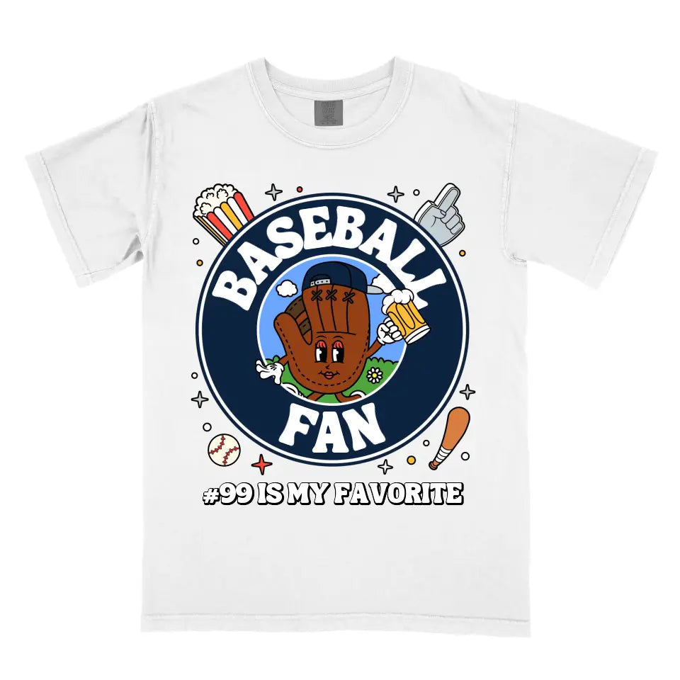 Personalized Glove Baseball Fan Shirt (Front)
