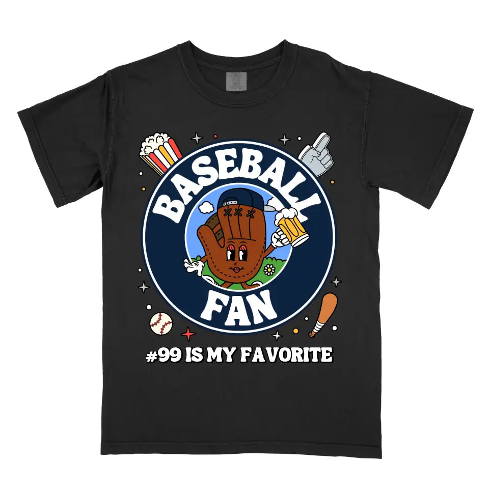 Personalized Glove Baseball Fan Shirt (Front)