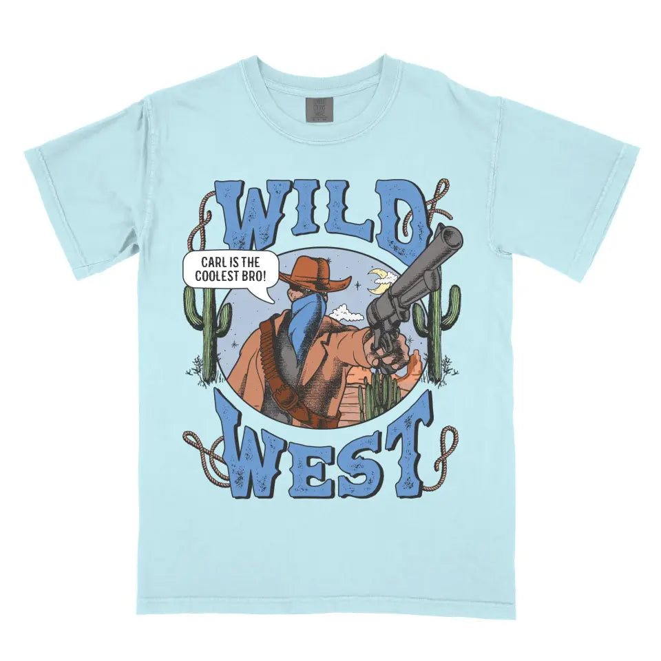 Personalized Wild West Gunslinger Western Rodeo Vintage Cowboy Shirt
