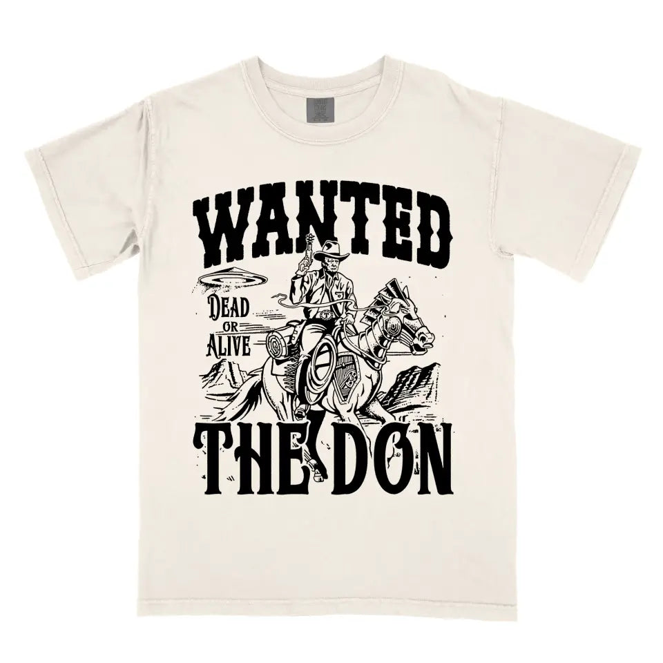 Wanted 'The Don' Donald Trump MAGA Vintage Western Cowboy Shirt
