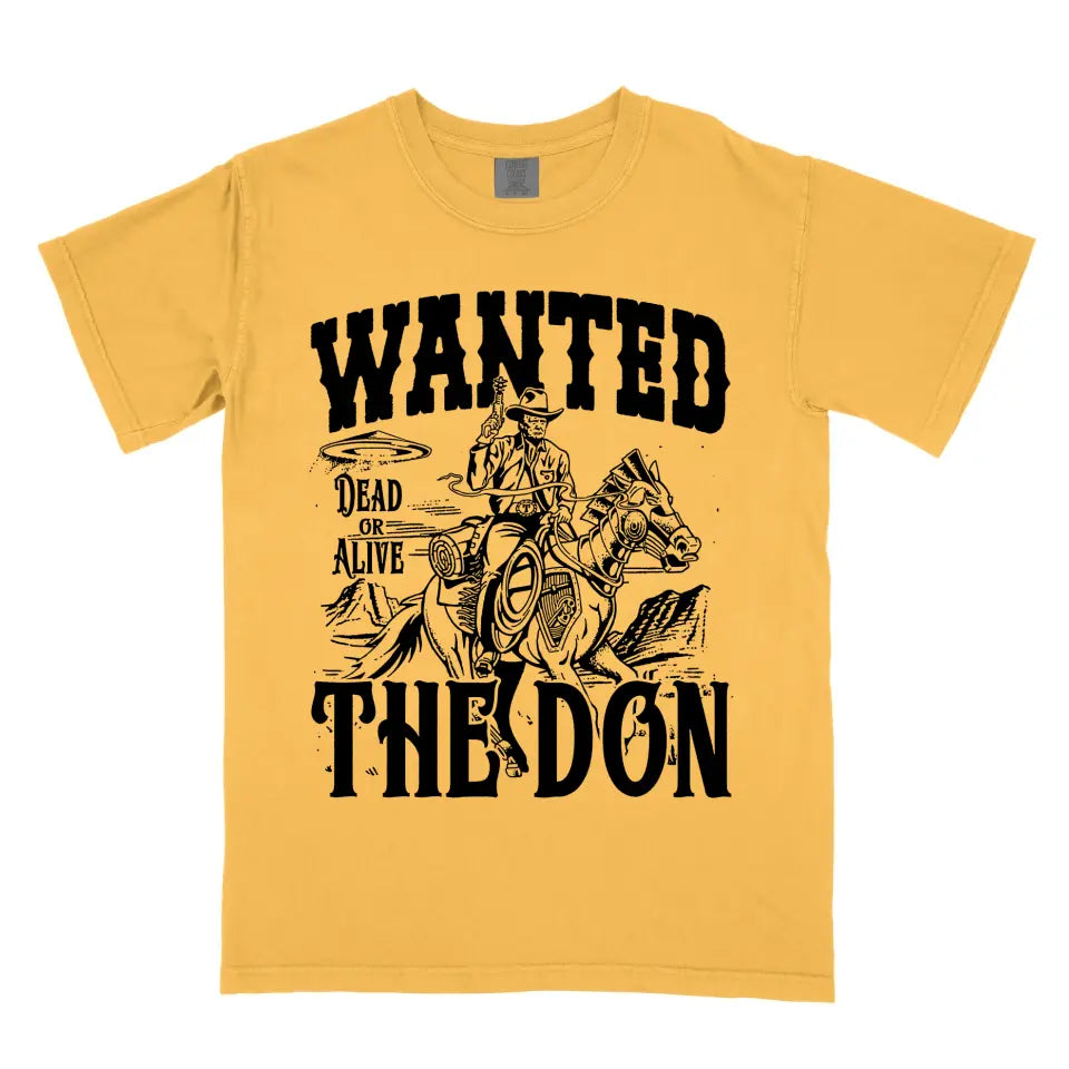 Wanted 'The Don' Donald Trump MAGA Vintage Western Cowboy Shirt
