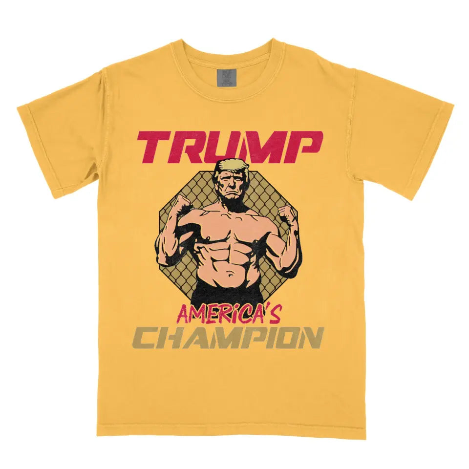 Trump America's Champion Donald Trump USA Vintage Retro UFC Fight Shirt