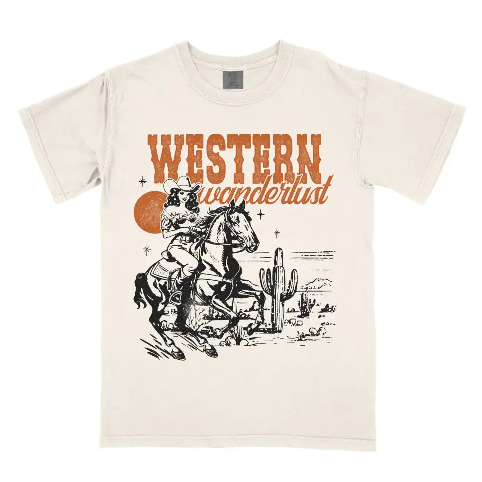 Western Wanderlust Cowgirl Vintage Western Cowboy Shirt