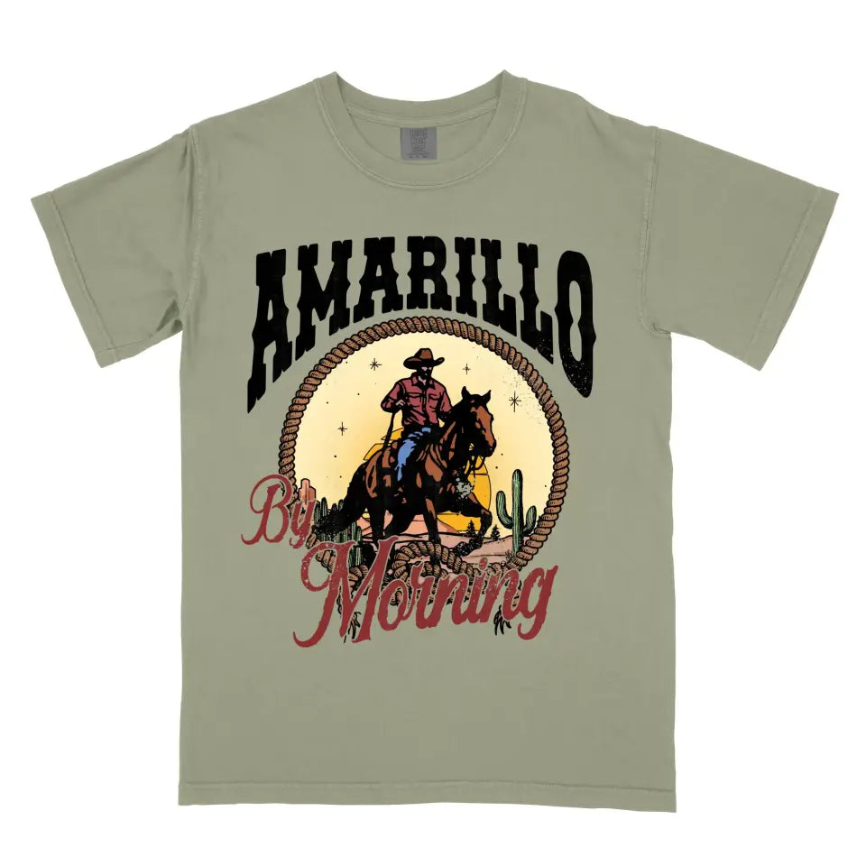 Amarillo By Morning Vintage Western Cowboy Shirt