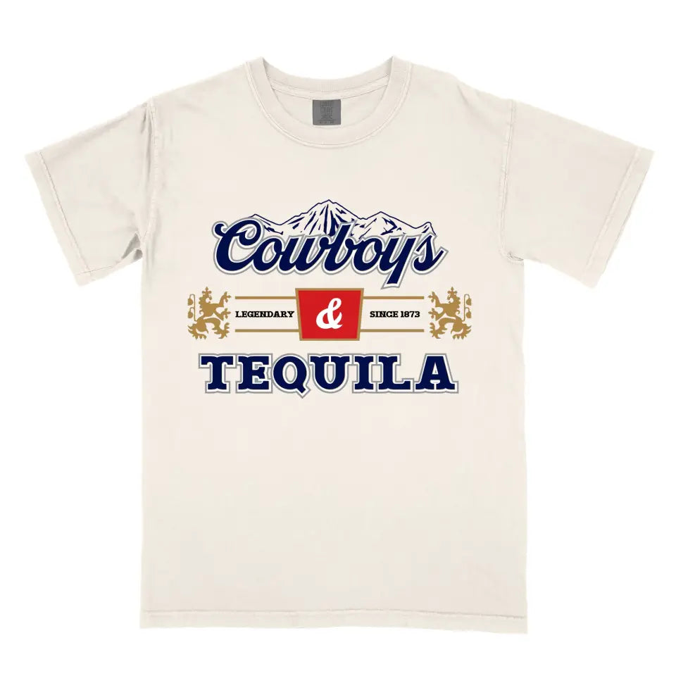 Cowboys and Tequila Vintage Western Cowgirl Shirt
