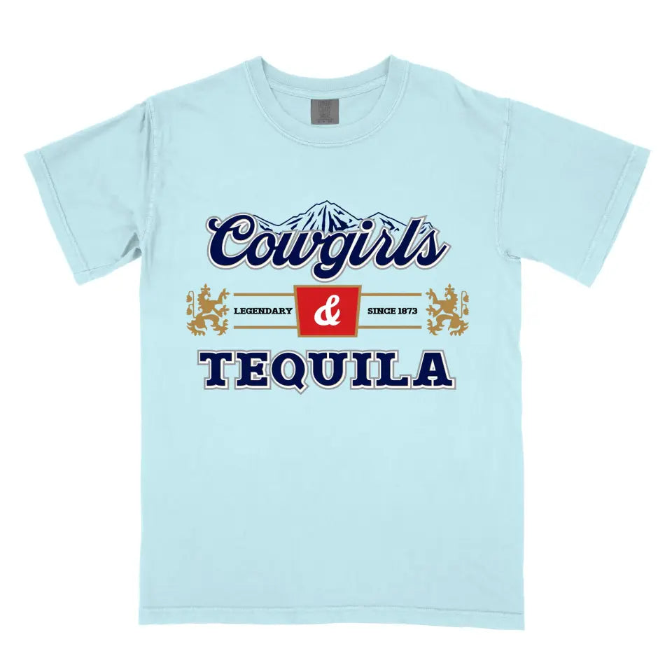 Cowgirls and Tequila Vintage Western Cowboy Shirt