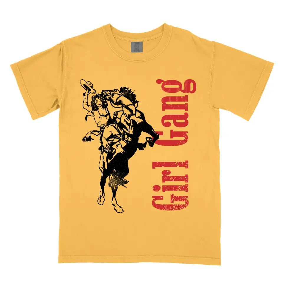 Girl Gang Cowgirl Vintage Western Cowboy Shirt