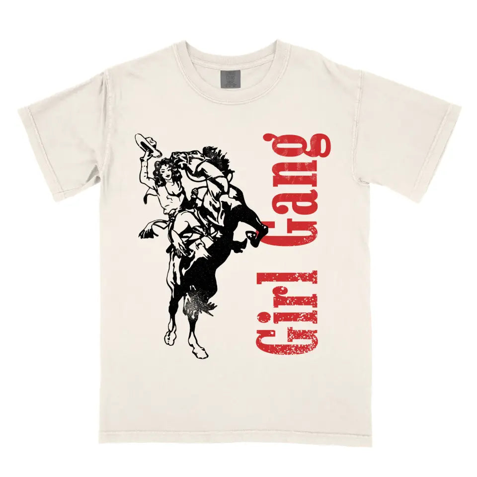 Girl Gang Cowgirl Vintage Western Cowboy Shirt